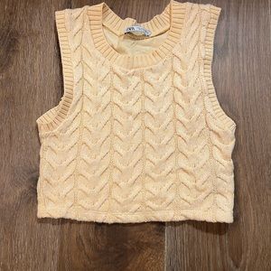 Knit sweater vest